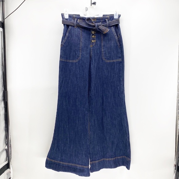 Anthropologie Denim - Pilcro and the Letter Press for Anthropologie waist high waisted wide leg